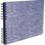 EXACOMPTA foto-album met spiraal Japan, 320 x 220 mm, blauw