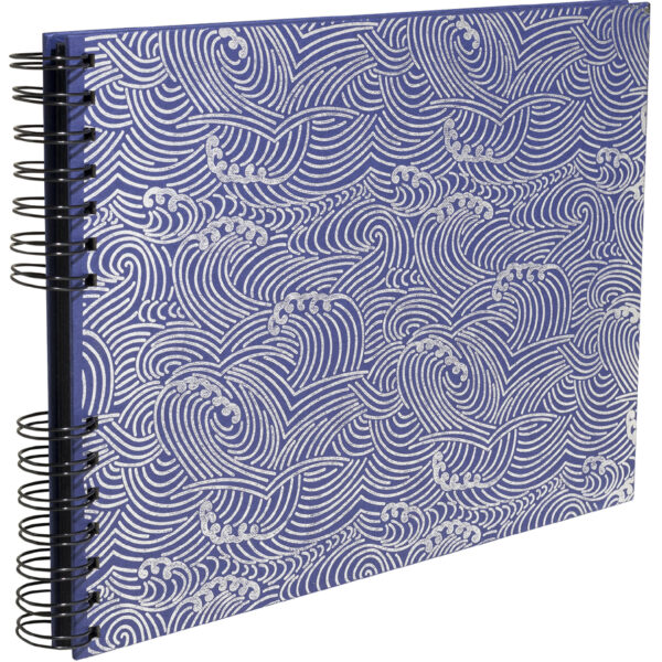 EXACOMPTA foto-album met spiraal Japan, 320 x 220 mm, blauw