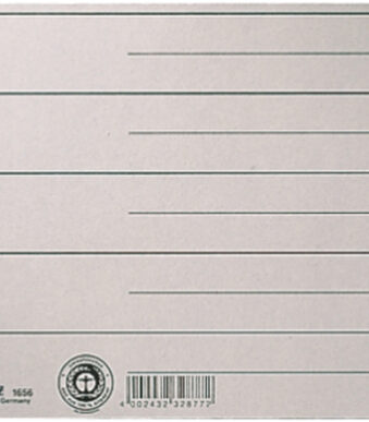 LEITZ scheidingsbladen, DIN A5 liggend, kraftkarton 200 g/m2, grijs