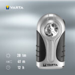 VARTA zaklamp ´LED Silver Light´, incl. 3 x AAA micro batterijen