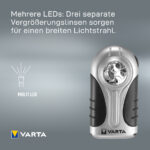 VARTA zaklamp ´LED Silver Light´, incl. 3 x AAA micro batterijen