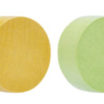 magnetoplan Neodym-magneten Wood Series Circle, pastelkleuren