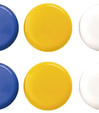 magnetoplan signaalmagneten 20 mm, kleuren assorti