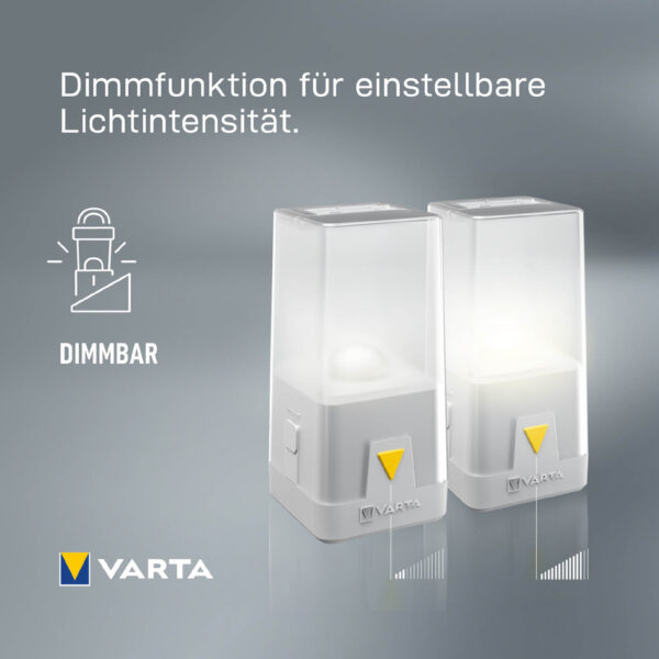 VARTA campinglamp 'Outdoor Ambiance Lantern L10', grijs