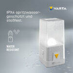 VARTA campinglamp 'Outdoor Ambiance Lantern L10', grijs