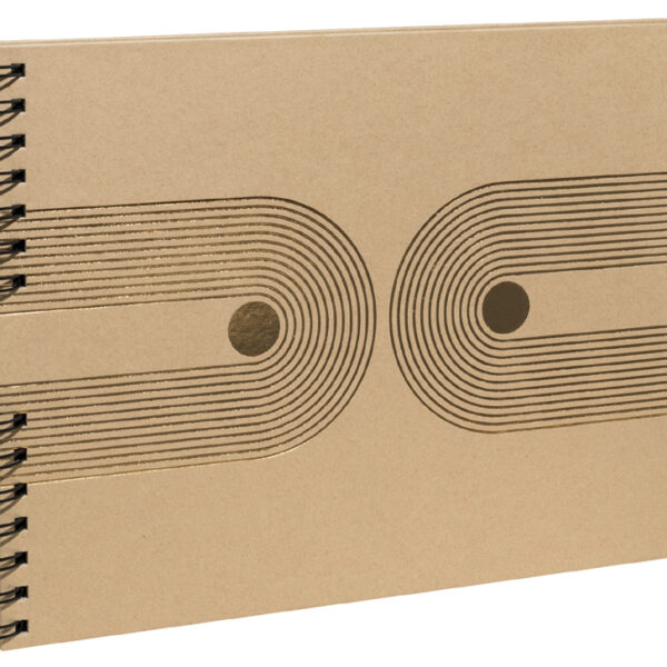 EXACOMPTA fotoalbum met spiraal Graphik, 320 x 220 mm, kraft