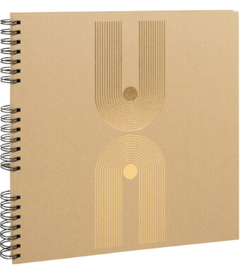 EXACOMPTA fotoalbum met spiraal Graphik, 320 x 320 mm, kraft