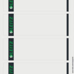 LEITZ ordnerrug-etiketten, 61 x 192 mm, kort, breed, grijs