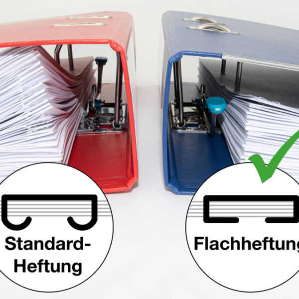 RAPESCO vlak-nietmachine ECO Less Effort, zwart