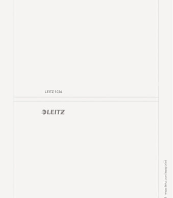 LEITZ ordnerrug-insteekkaart, 176 x 146 mm, grijs