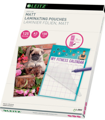 LEITZ lamineerhoes, DIN A3, mat, 250 mic, 100 st.