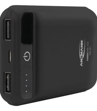 ANSMANN - Powerbank 10.8 mini - 10.000 mAh - Zwart