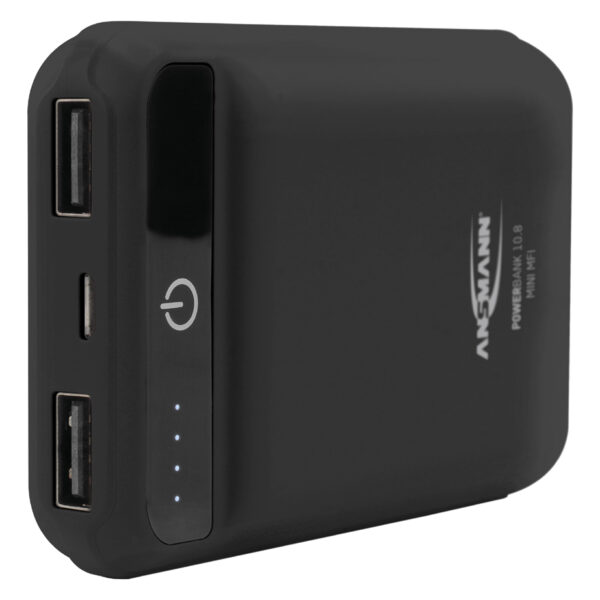 ANSMANN - Powerbank 10.8 mini - 10.000 mAh - Zwart