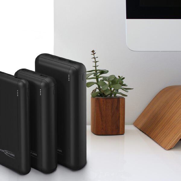 ANSMANN - Powerbank - 10.000 mAh - Kleur: Zwart