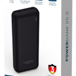 ANSMANN - Powerbank 20.000 mAh - Kleur: Zwart