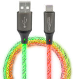 ANSMANN - Oplaad- en datakabel met leds - USB-A naar USB-C