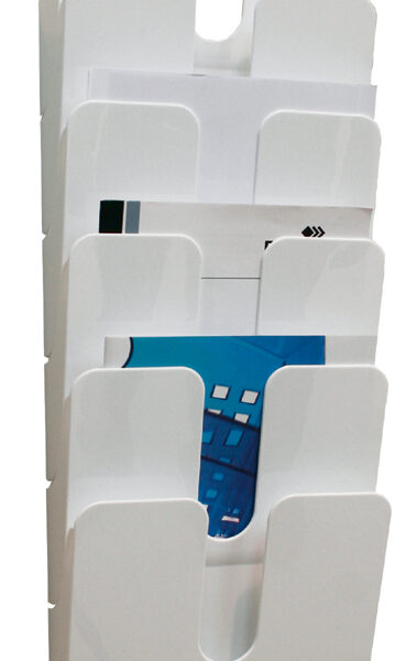 Durable wandbrochurehouder 'Flexiplus 6', A4, 6 vakken