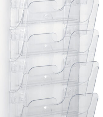 Durable wandbrochurehouder 'Flexiplus 6', A4, 6 vakken