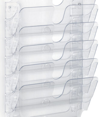 Durable wandbrochurehouder 'Flexiplus 6', A4, 6 vakken
