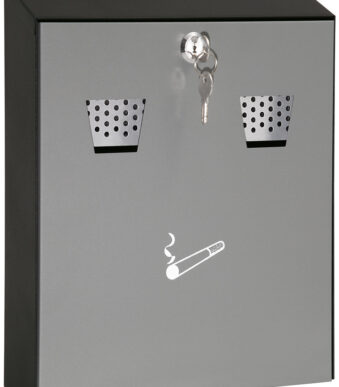 WEDO wandasbak compact, 3, 1 liter, van staalplaat