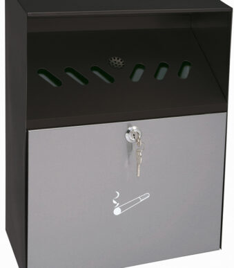 WEDO wandasbak met afdak, van staalplaat