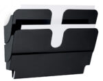 Duurzame wandbrochurehouder 'FLEXIPLUS 2', A4, 2 vakken.