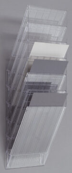 Duurzame wandbrochurehouder 'Flexidoos 6', A4, 6 vakken