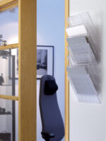 Duurzame wandbrochurehouder 'Flexidoos 6', A4, 6 vakken