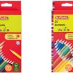 herlitz - Driekantige kleurpotloden - Set van 24 stuks in kartonnen etui