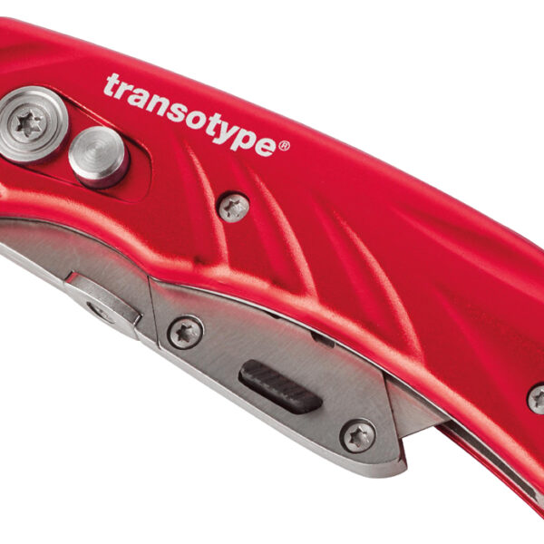 transotype Cutter PRO, aluminium-behuizing, rood