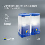 VARTA campinglamp 'Outdoor Ambiance Lantern L20', blauw
