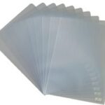 Transparante polypropeenkussenmap, A4-formaat.