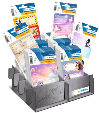 HERMA boeketiketten VARIO Meisjes, toonbankdisplay