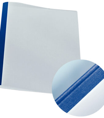LEITZ thermobindmappen linnenstructuur, A4, 1,5 mm, blauw