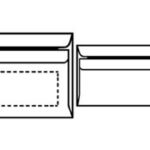 Envelop DIN lang, zonder venster, wit