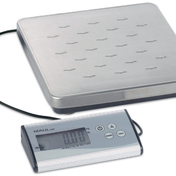 MAULcargo pakketweegschaal, bereik tot 50 kg, grijs