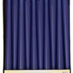 Kandelaren, 22 mm, donkerblauw, 50 stuks