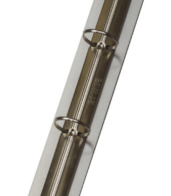 Djois by Tarifold magnetische lijst met 4-ringmechanisme, zilverkleurig.