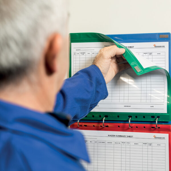 Djois by Tarifold magnetische lijst met 4-ringmechanisme, zilverkleurig.