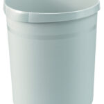 HAN prullenbak GRIP, PP, 18 liter, rond, lichtgrijs