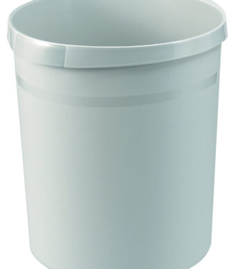 HAN prullenbak GRIP, PP, 18 liter, rond, lichtgrijs