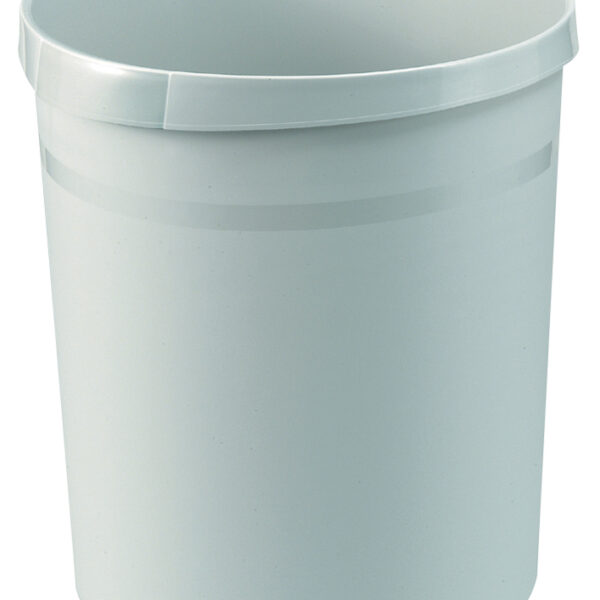 HAN prullenbak GRIP, PP, 18 liter, rond, lichtgrijs