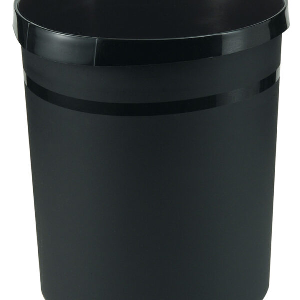 HAN prullenbak GRIP KARMA, kunststof, 18 liter, rond, zwart