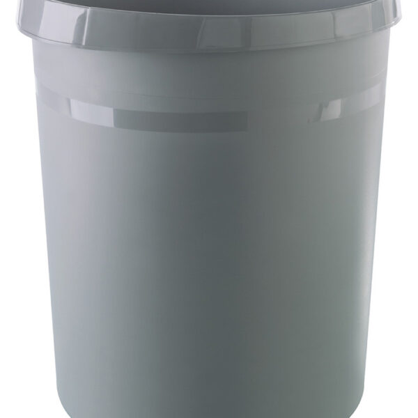 HAN prullenbak GRIP KARMA, kunststof, 18 liter, rond, donkergrijs