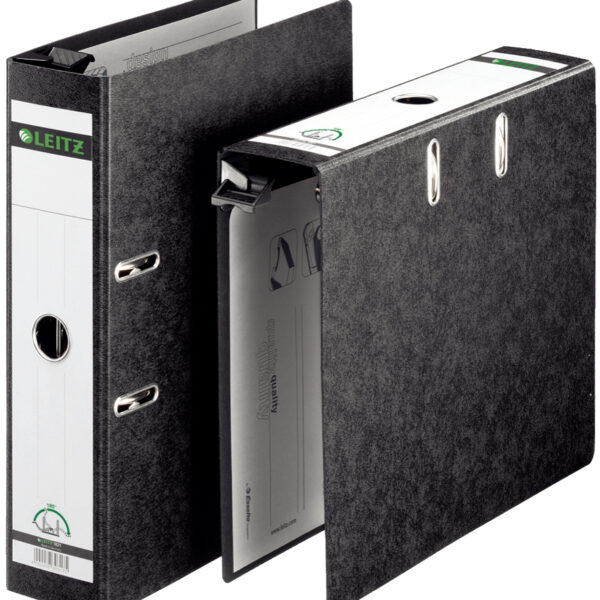 LEITZ hangordner, 180 graden, DIN A4, 80 mm, zwart