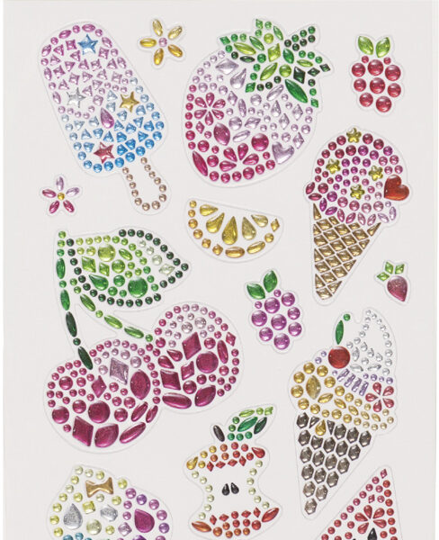Glanzende Stickers Fruitig