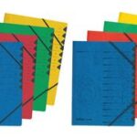 Herlitz ordnergids EasyOrga, A4-formaat, kartonnen uitvoering, 12 vakken, groen