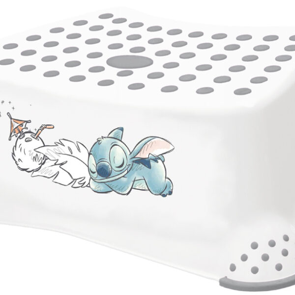 keeeper kids opstapkrukje 'tomek stitch', wit