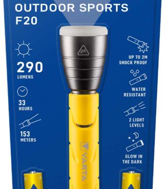 VARTA LED-zaklamp ´Outdoor Sports Flashlight´, 2 AA