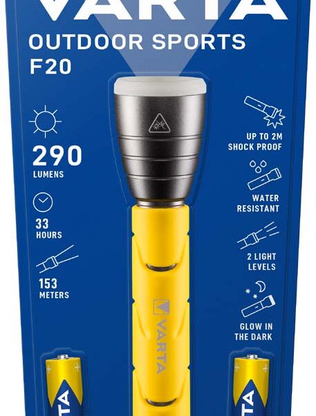 VARTA LED-zaklamp ´Outdoor Sports Flashlight´, 2 AA
